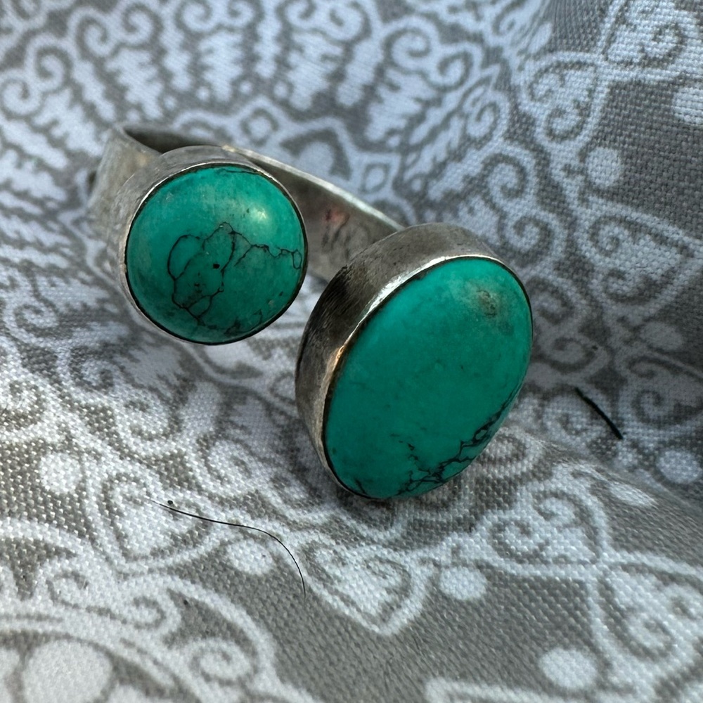 Turquoise Stone Silver Ring